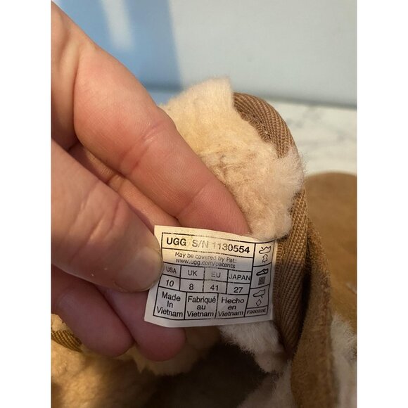 UGG Platform Shoes Womens Size 10 Shearling Strap Boot 1130554 Cozy - Picture 5 of 5